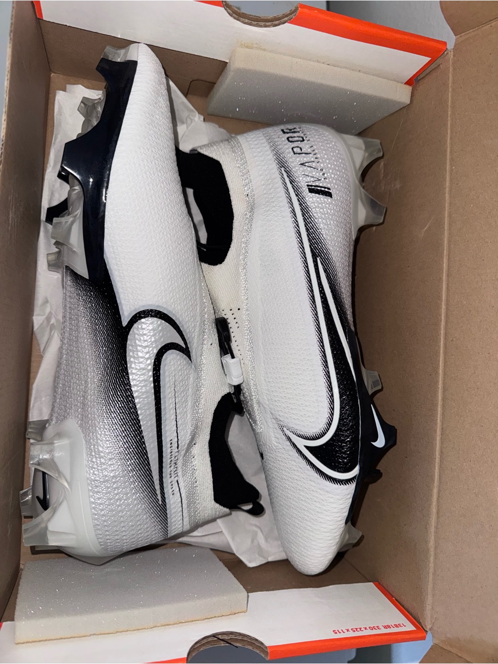 Nike Men’s White And Black Football Cleats